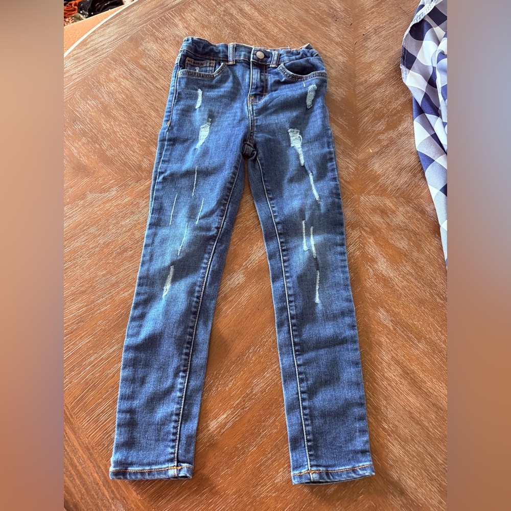 Levi’s 720 High Rise Super Skinny Distressed Jeans 6/6X girls